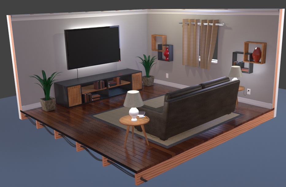 Living/TV Room Study preview image 2